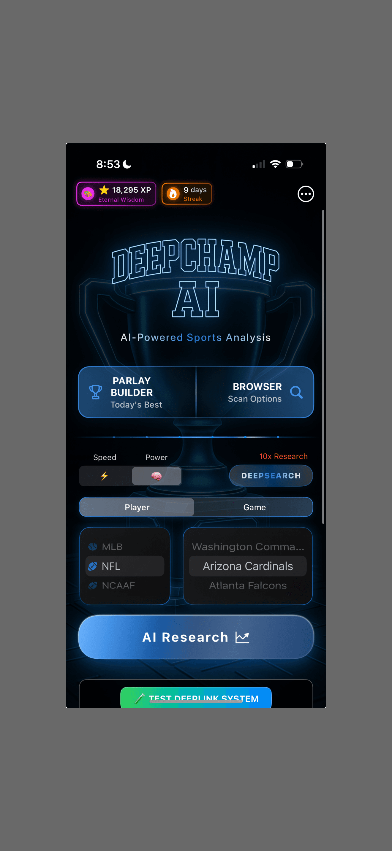 Before app screenshot